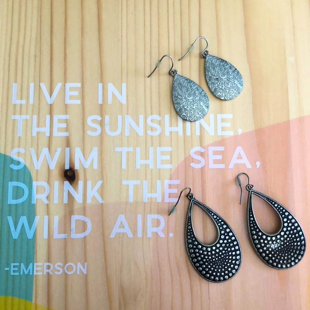 Two pairs of earrings!